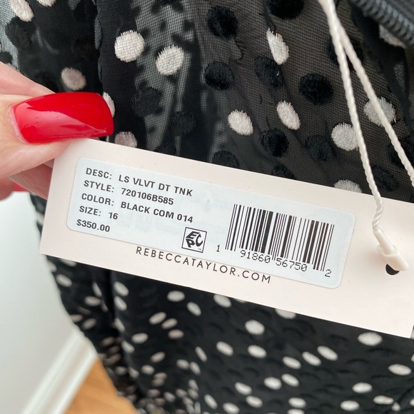 Rebecca Taylor blouse πNWTπ - Picture 3 of 14